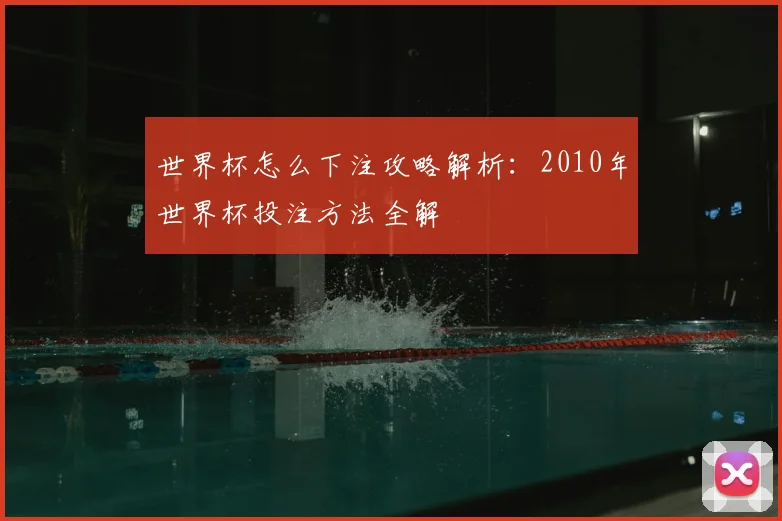 世界杯怎么下注攻略解析:2010年世界杯投注方法全解